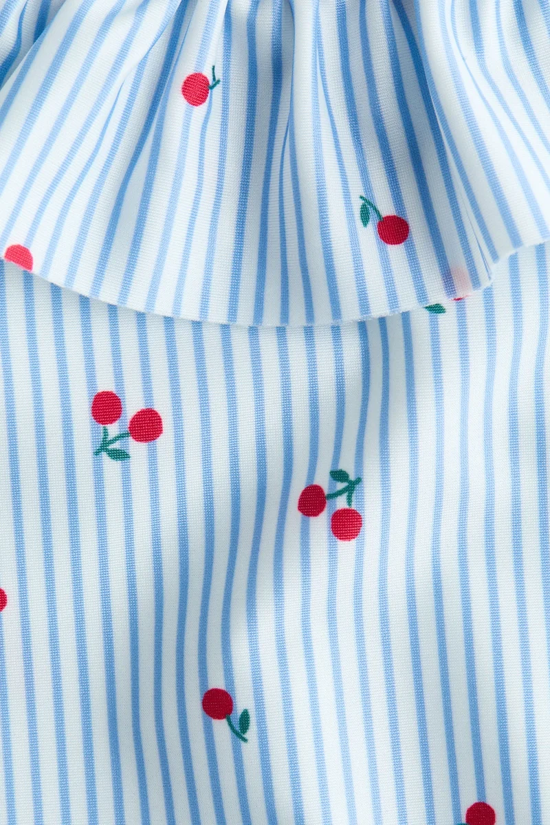 اتش اند ام ملابس سباحة بتفاصيل مكشكشة